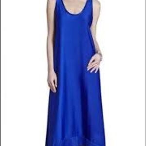 With tags! BCBG Royal Blue Gia floor-length dress